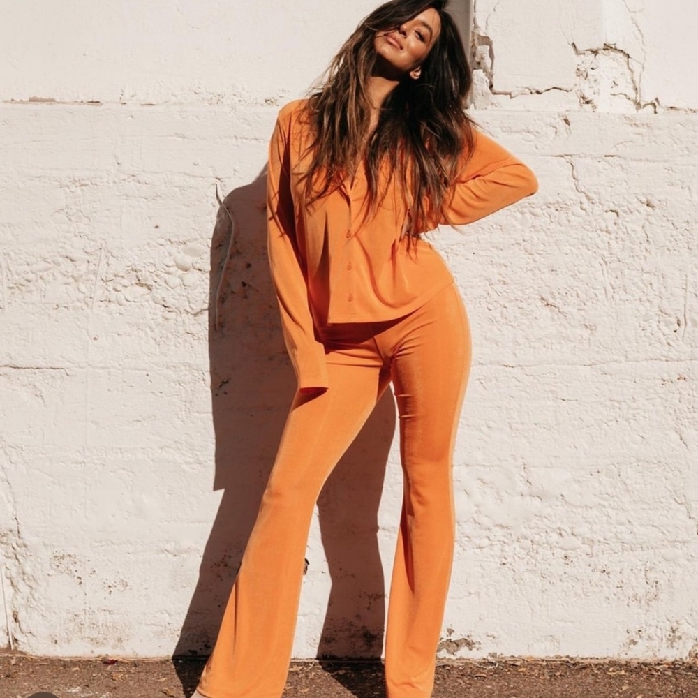 Orange Pants